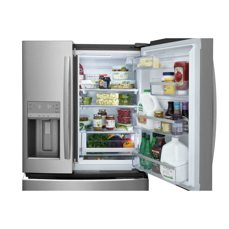36" Stainless Steel French Door Refrigerator with Ice Maker