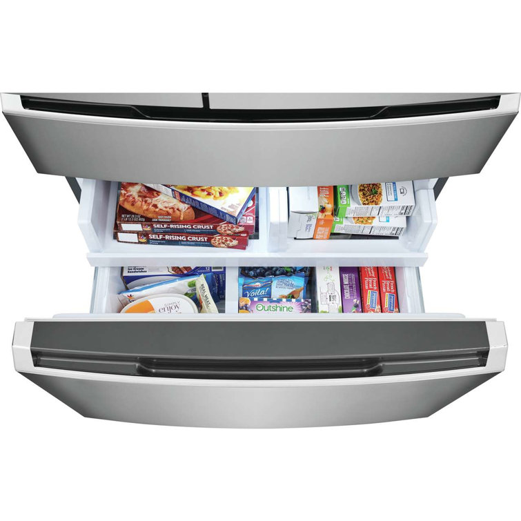 36" Stainless Steel French Door Refrigerator with Ice Maker