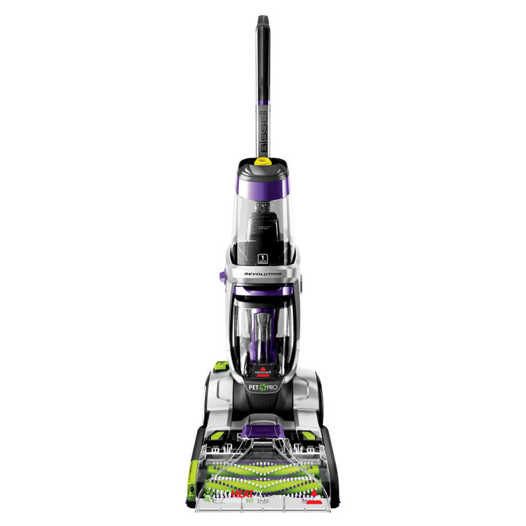 Silver and Purple Upright Pet Pro Carpet Cleaner with Dual PowerBrush