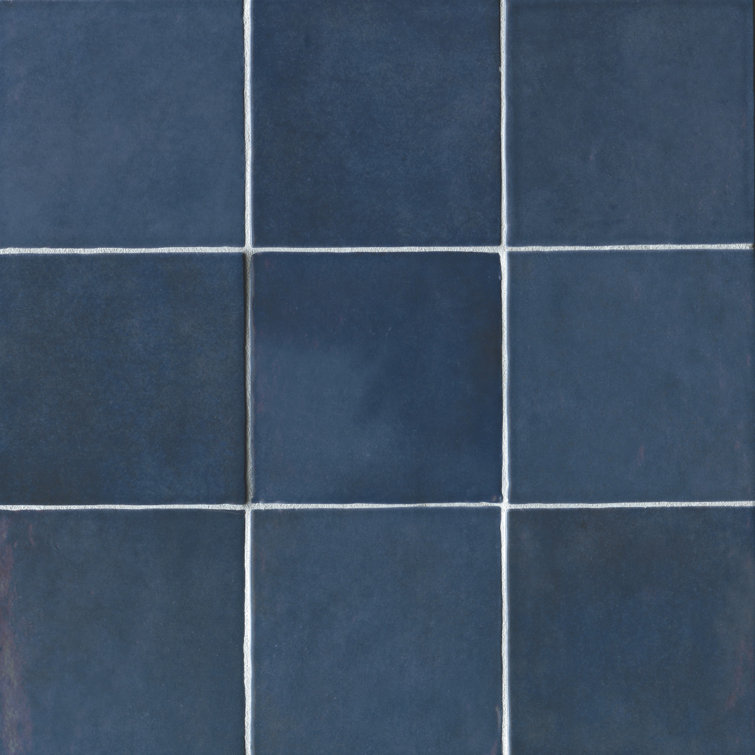 Cloe Blue Glossy Ceramic 5x5 Wall Tile