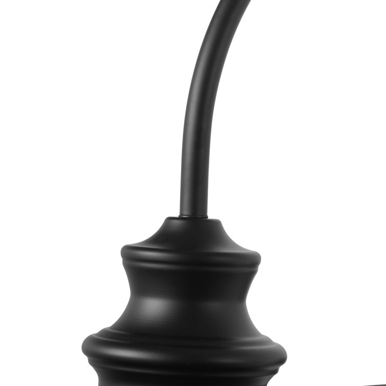Black Industrial Dimmable Outdoor Wall Light with Dusk-to-Dawn Sensor