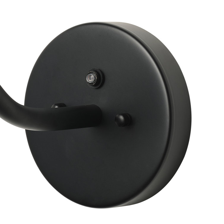 Black Iron 20.47'' Dimmable Outdoor Wall Light