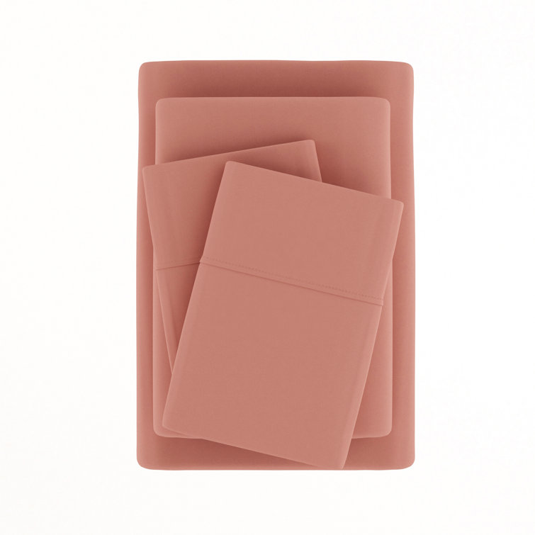 Clay Twin Deep Pocket Microfiber Sheet Set