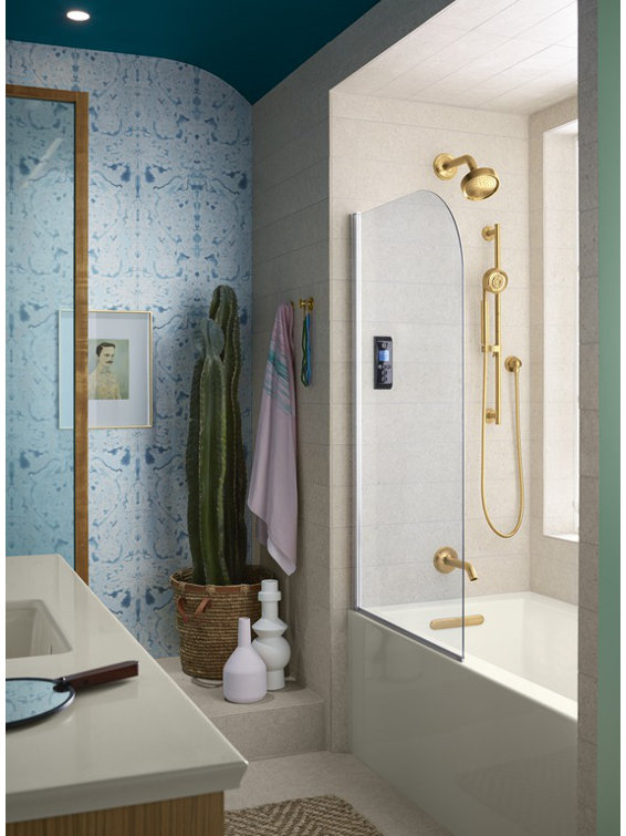 White Acrylic 60" x 32" Alcove Soaking Bathtub