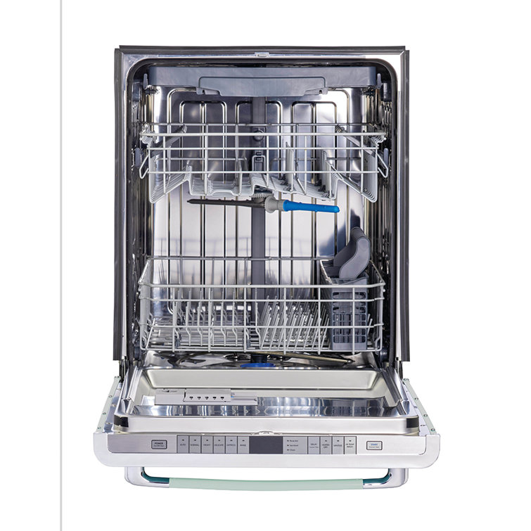 Summer Mint Green Retro 24" Energy Star Built-In Dishwasher