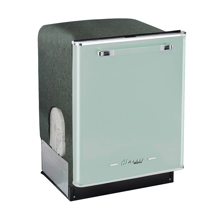 Summer Mint Green Retro 24" Energy Star Built-In Dishwasher