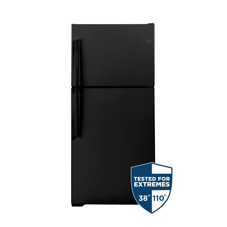 Black 21.9 Cu. Ft. Smart Energy Star Top Freezer Refrigerator
