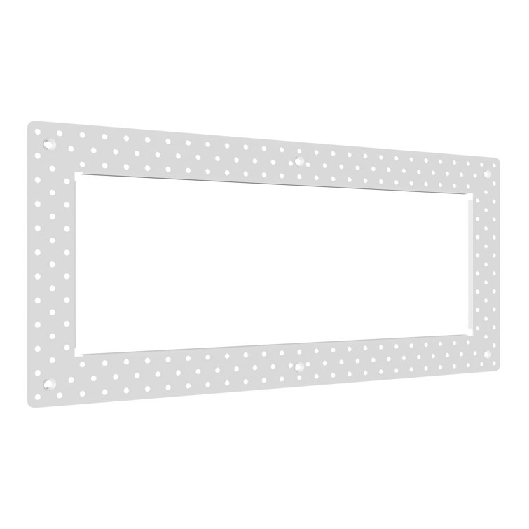 Precision Adjustable LED Recessed Lighting Trim, White Aluminum