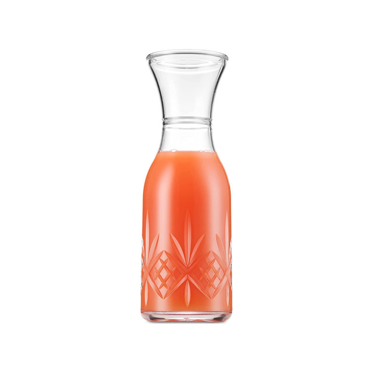 Clear Acrylic Crystal-Cut 38oz Carafe