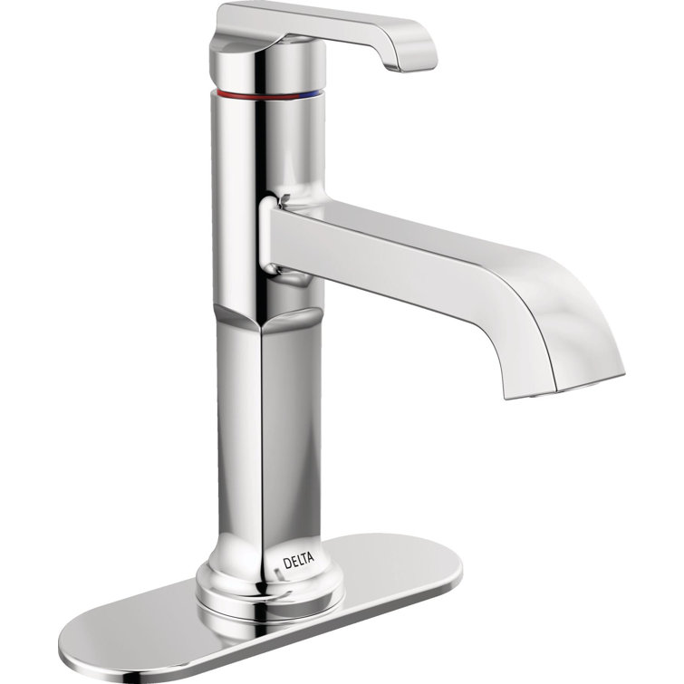 Tetra Polished Chrome Single Handle Bathroom Faucet