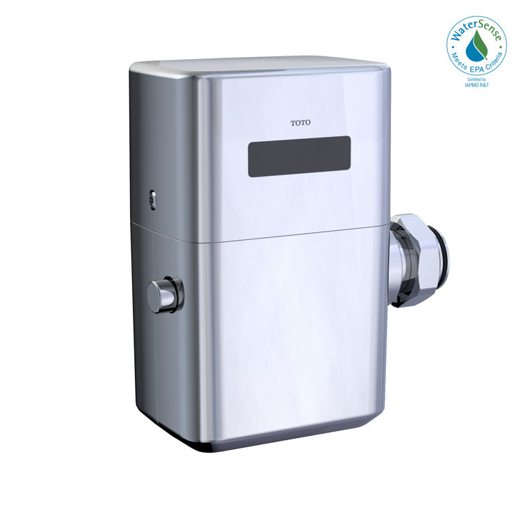 Polished Chrome Touchless High-Efficiency Flushometer Valve