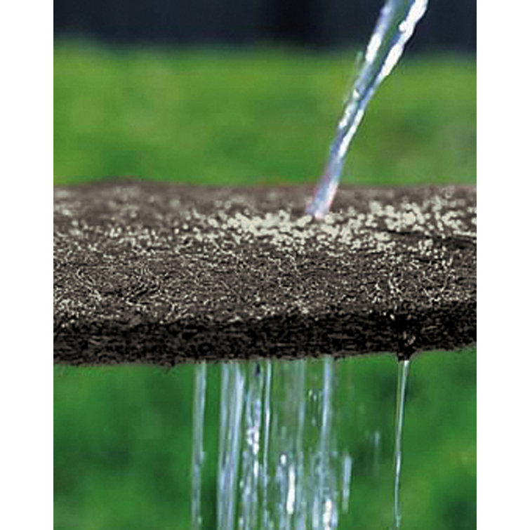 120" Black Recycled Rubber Garden Border Edging
