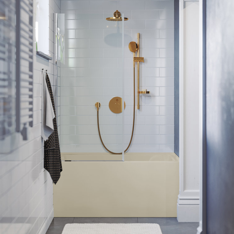 Voltaire 32" White Acrylic Alcove Bathtub with Apron