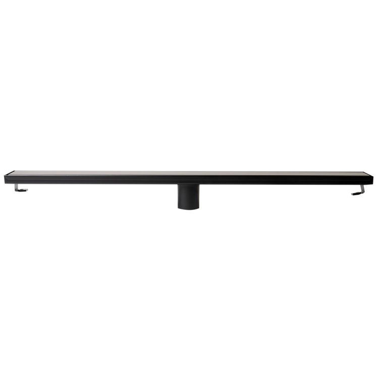 32" Black Matte Stainless Steel Linear Shower Drain