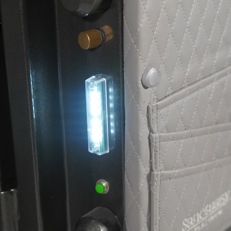 Platinum Dark Gray Biometric Fireproof Waterproof Safe, 1.07 Cu. Ft.