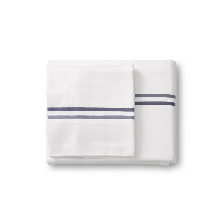 King White Cotton Embroidered Floral Duvet Cover Set