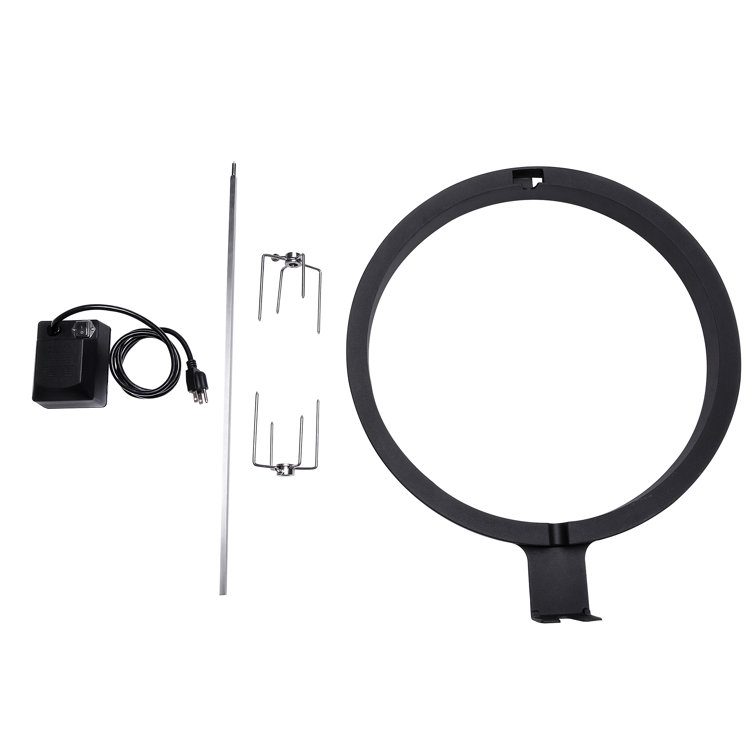 Kamado Joe Black 27" Cast Aluminum Grill Rotisserie