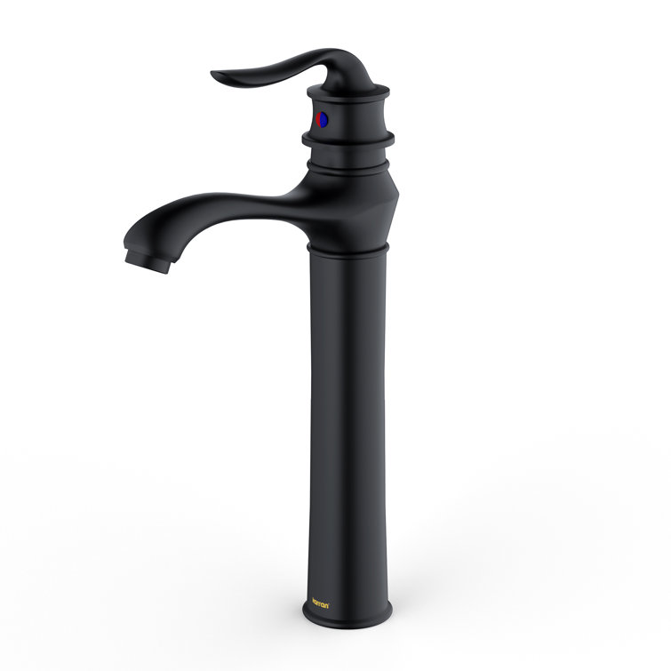 Dartford Matte Black Stainless Steel Vessel Bathroom Faucet