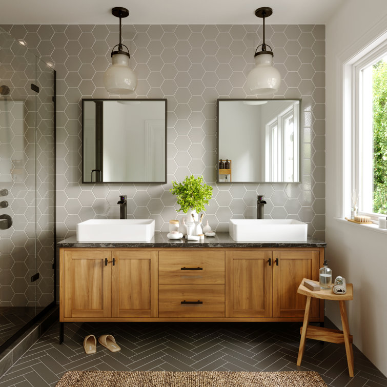 Matte Black Single-Handle Vessel Bathroom Faucet with Drain Assembly