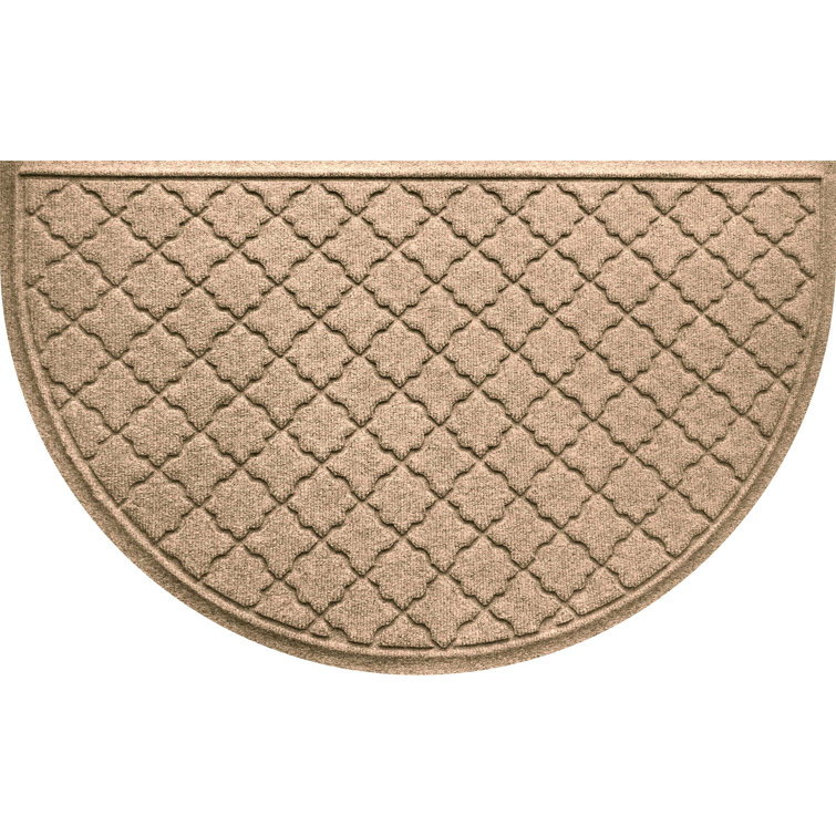 Camel Half Round Indoor Outdoor Doormat 24" x 39"
