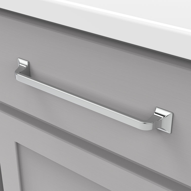 Chrome 8-13/16" Solid Core Kitchen Cabinet Handles