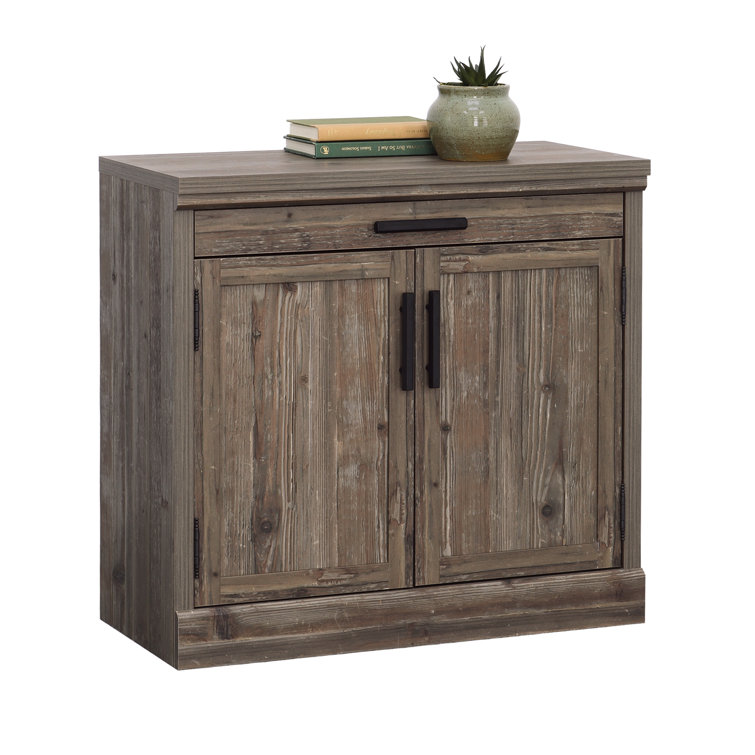 Pebble Pine Office Cabinet with Adjustable Shelving