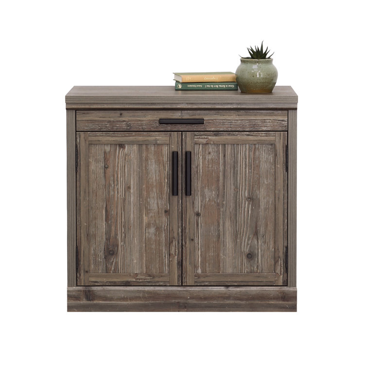 Pebble Pine Office Cabinet with Adjustable Shelving