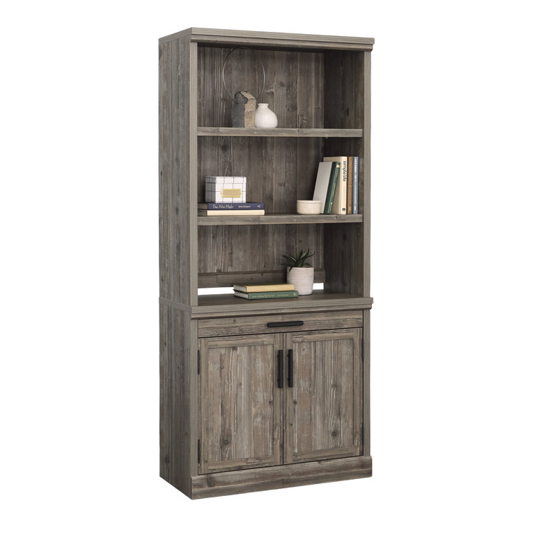 Pebble Pine Office Cabinet with Adjustable Shelving
