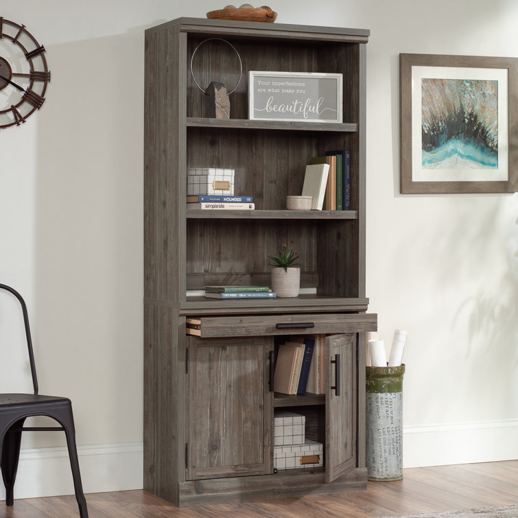 Pebble Pine Office Cabinet with Adjustable Shelving