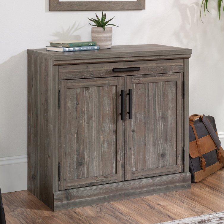 Pebble Pine Office Cabinet with Adjustable Shelving