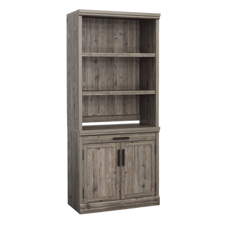 Pebble Pine Office Cabinet with Adjustable Shelving