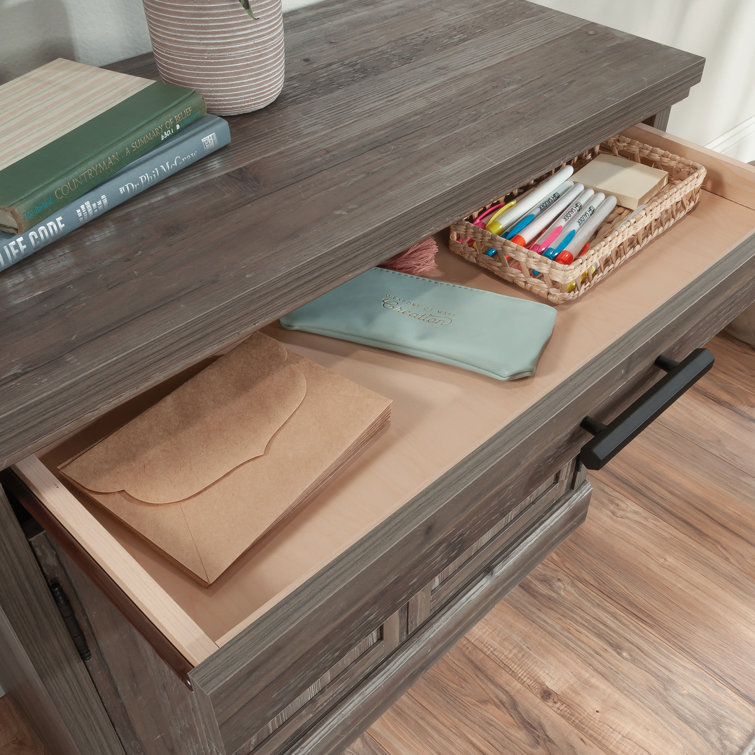 Pebble Pine Office Cabinet with Adjustable Shelving