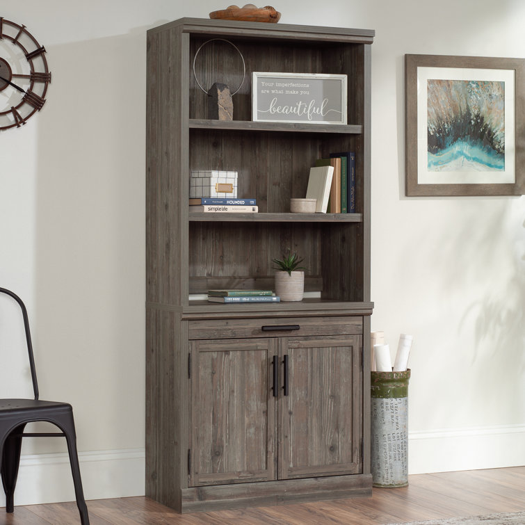 Pebble Pine Office Cabinet with Adjustable Shelving