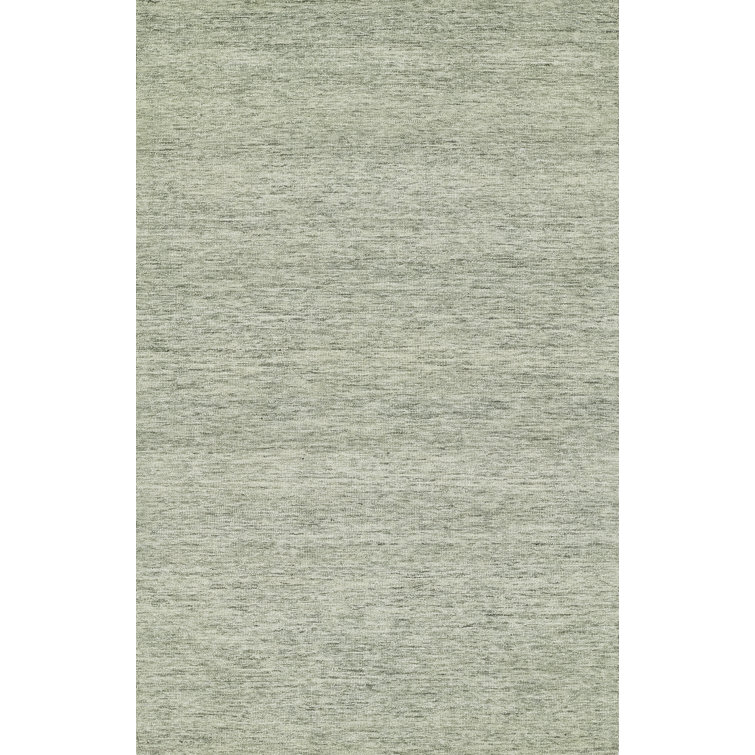 Sage Hand-Tufted Wool Rectangular Area Rug 3'6" x 5'6"