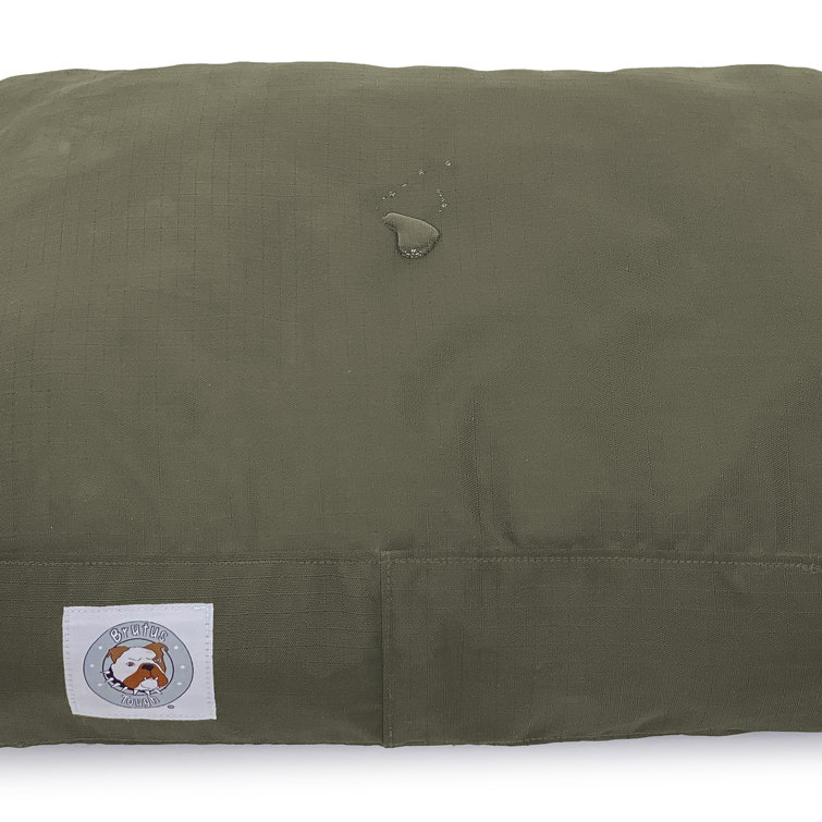 X-Large Olive Orthopedic Waterproof Chew Resistant Pet Bed