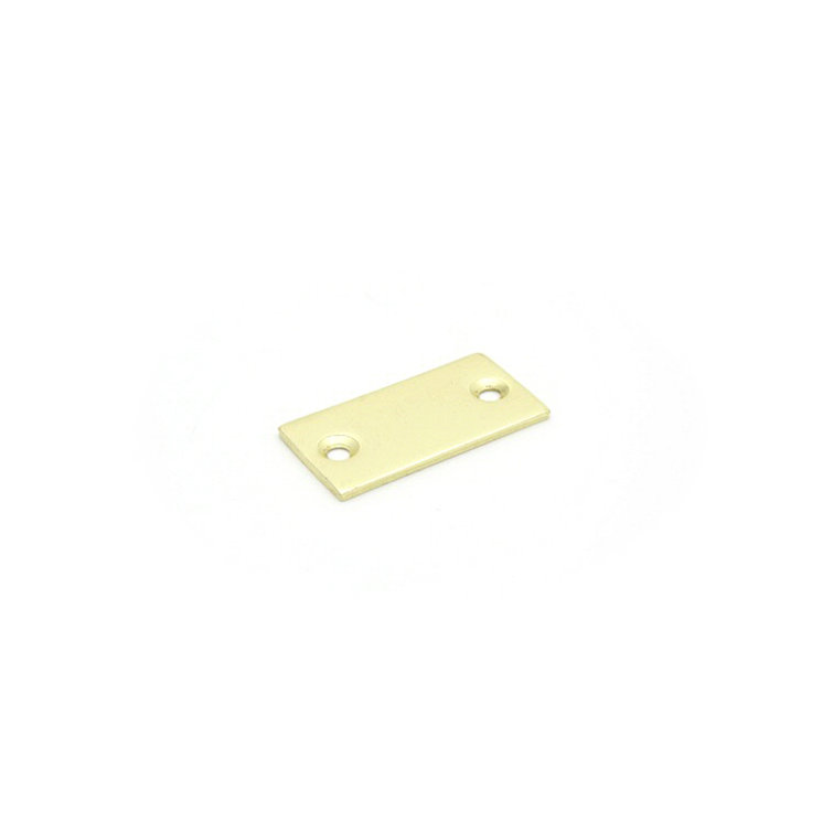 Polished Brass Interior Door Latch Filler Plate