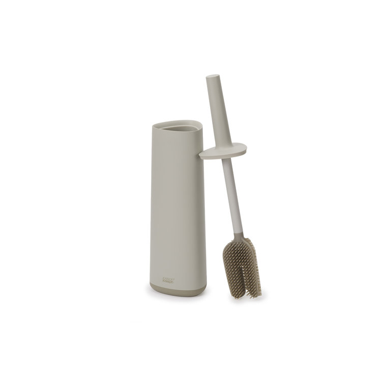 Ecru Matte Finish Advanced Toilet Brush with Holder