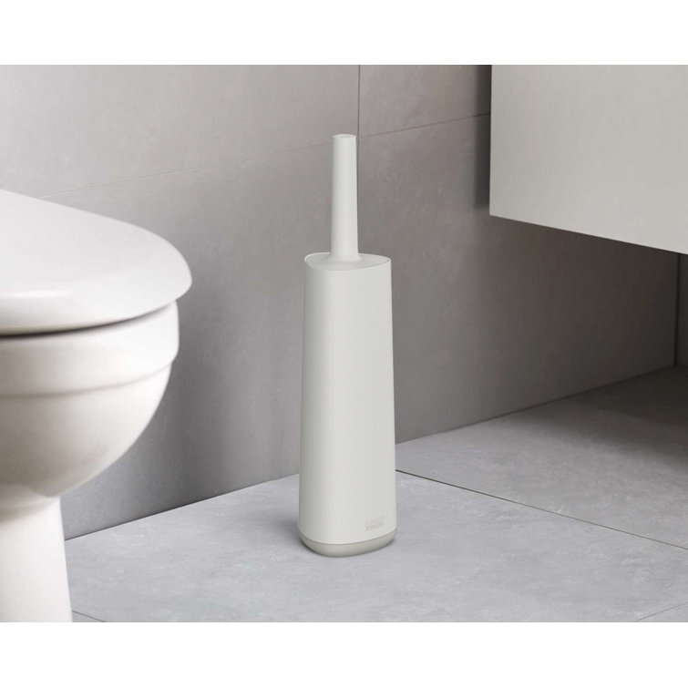 Ecru Matte Finish Advanced Toilet Brush with Holder