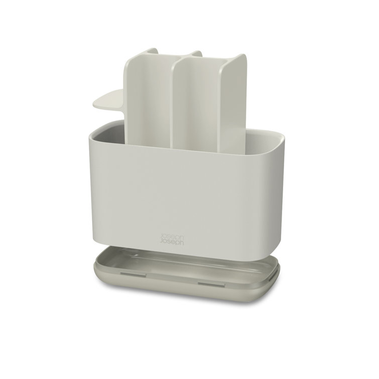 Joseph Joseph Large Ecru Plastic Toothbrush Holder with Matte Finish