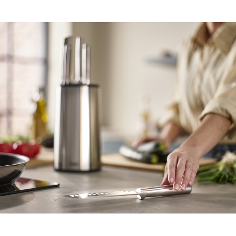 Joseph Joseph Elevate Steel 5-Piece Knife Set with Stainless Steel Carousel