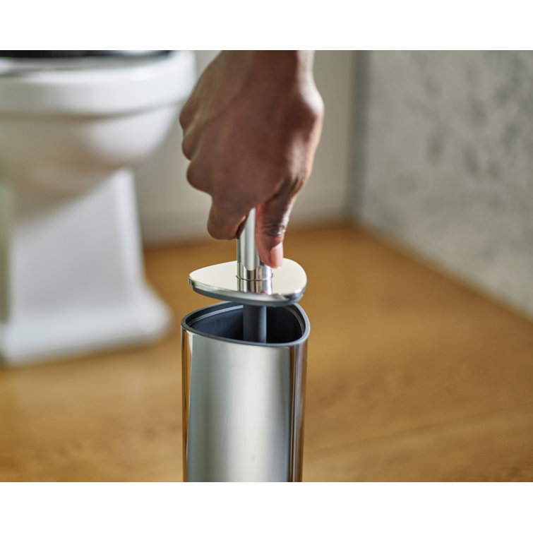 Stainless Steel Flexible Toilet Brush with Holder