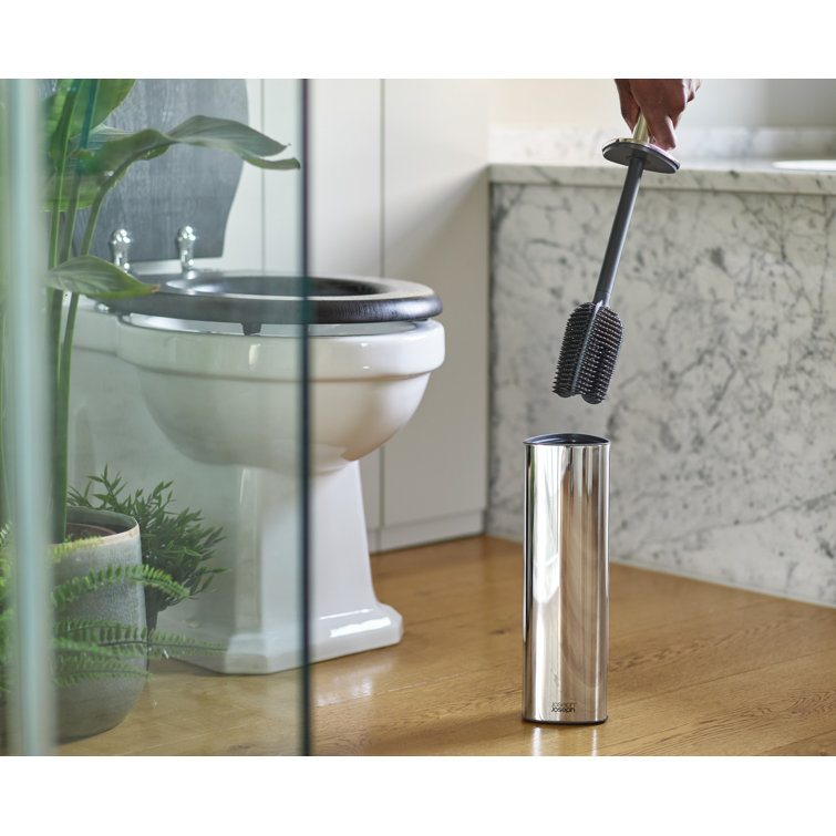 Stainless Steel Flexible Toilet Brush with Holder