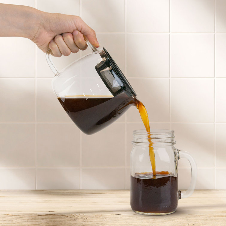 Shine Black Cold Brew Coffee and Tea Machine with Vacuum Technology