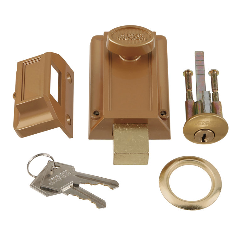 Polished Brass Double Cylinder Mechanical Deadbolt Lock