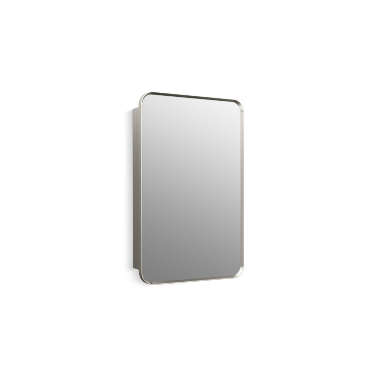 Verdera Brushed Nickel 34" x 22" Rectangular Medicine Cabinet