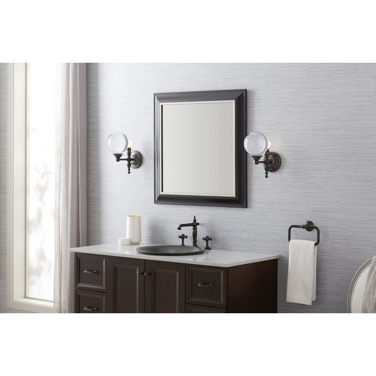 Vibrant Brushed Moderne Brass Wall Mounted Towel Ring