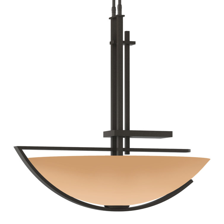 Ondrian Dark Smoke 3-Light Pendant with Sand Glass Bowl