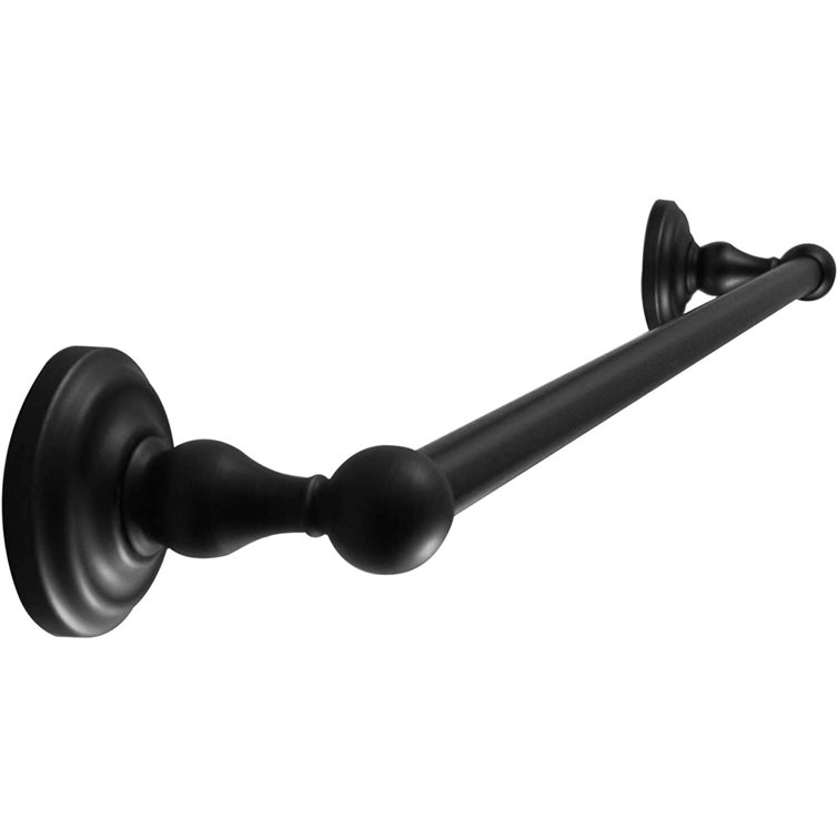 Matte Black Metal 5-Piece Bathroom Hardware Set