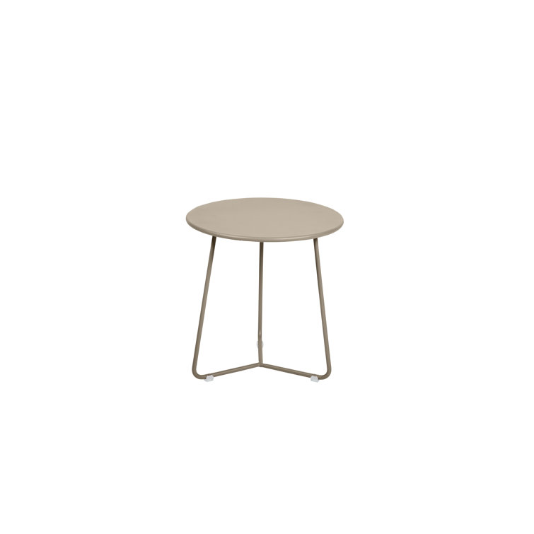 Nutmeg Round Metal Weather Resistant Outdoor Side Table
