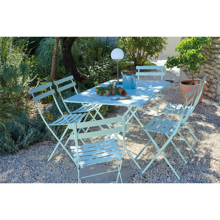 Gingerbread Steel Foldable Bistro Chair Set